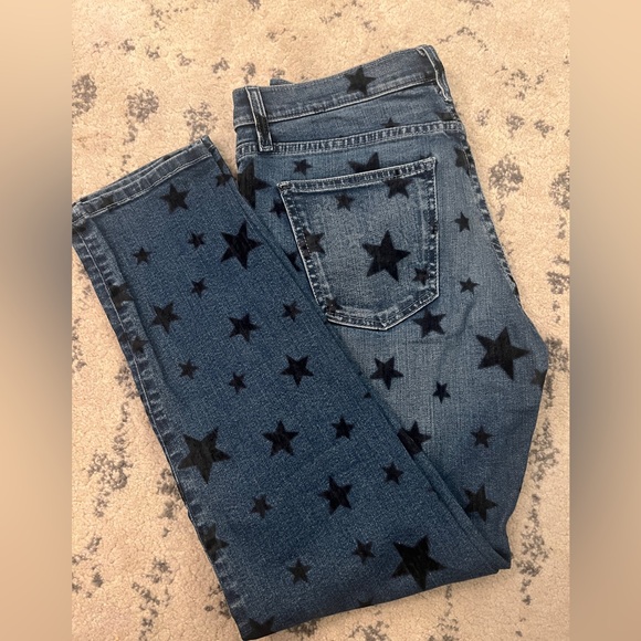 Current/Elliott The Stiletto Star Jeans in Flocked Star, 27 - Picture 4 of 6